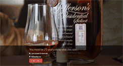 Desktop Screenshot of jeffersonsbourbon.com